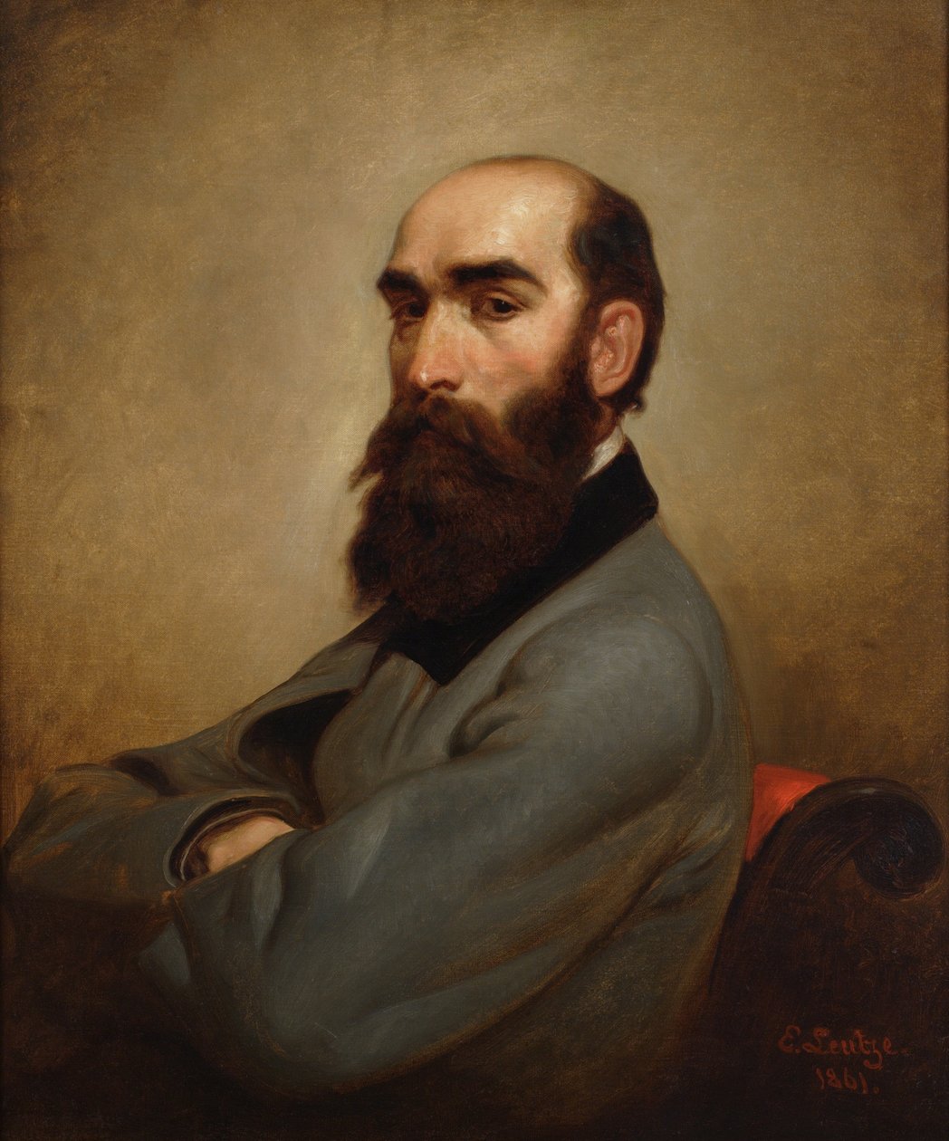 Worthington Whittredge, 1861 alkotó: Emanuel Gottlieb Leutze