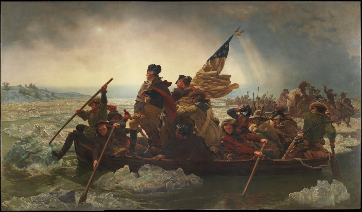 Washington átkelés a Delaware-en, 1851 alkotó: Emanuel Leutze
