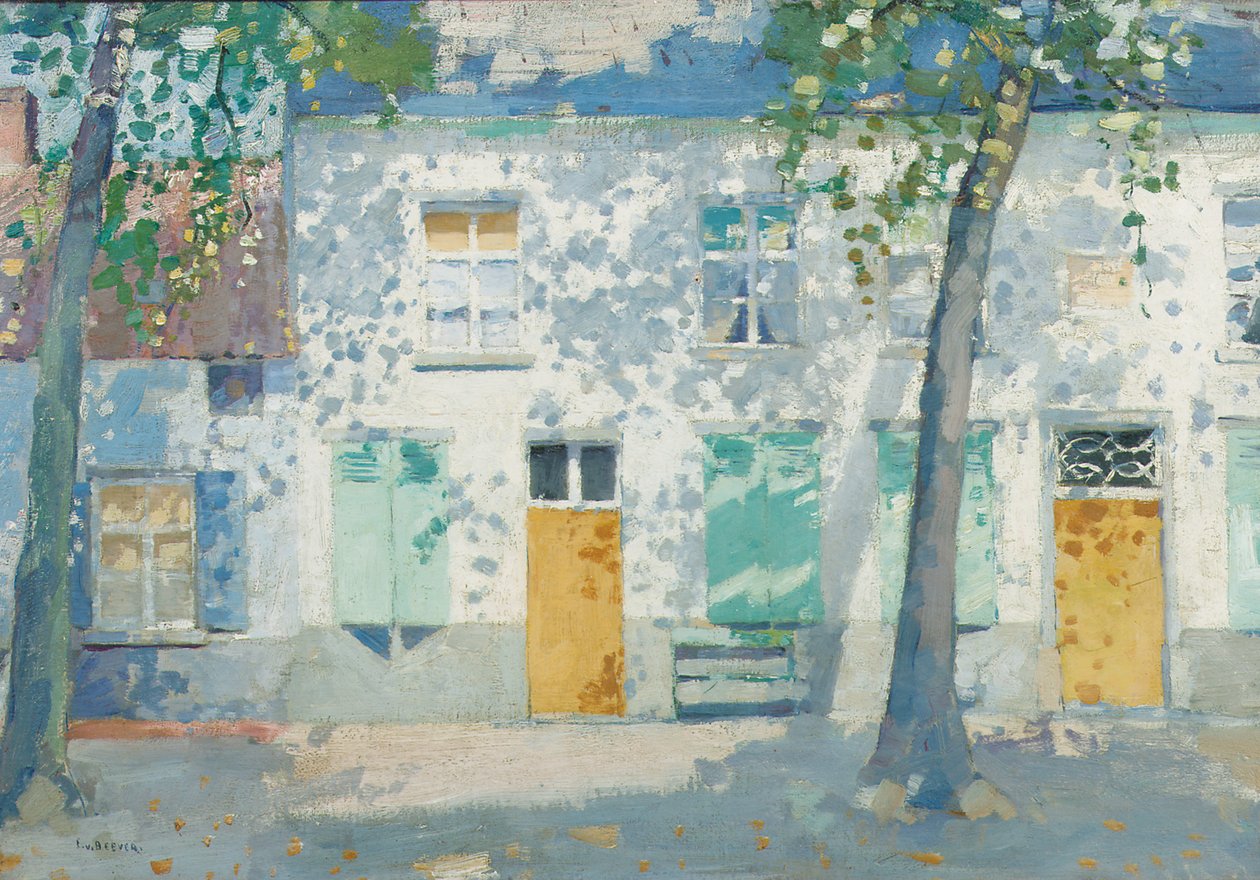 Vasárnap reggel Mollban, Valenciában, 1911 alkotó: Emanuel Samson van Beever
