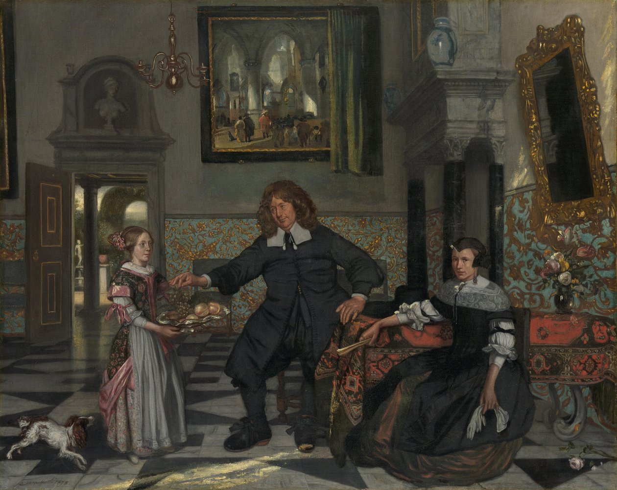 Családi portré alkotó: Emanuel de Witte