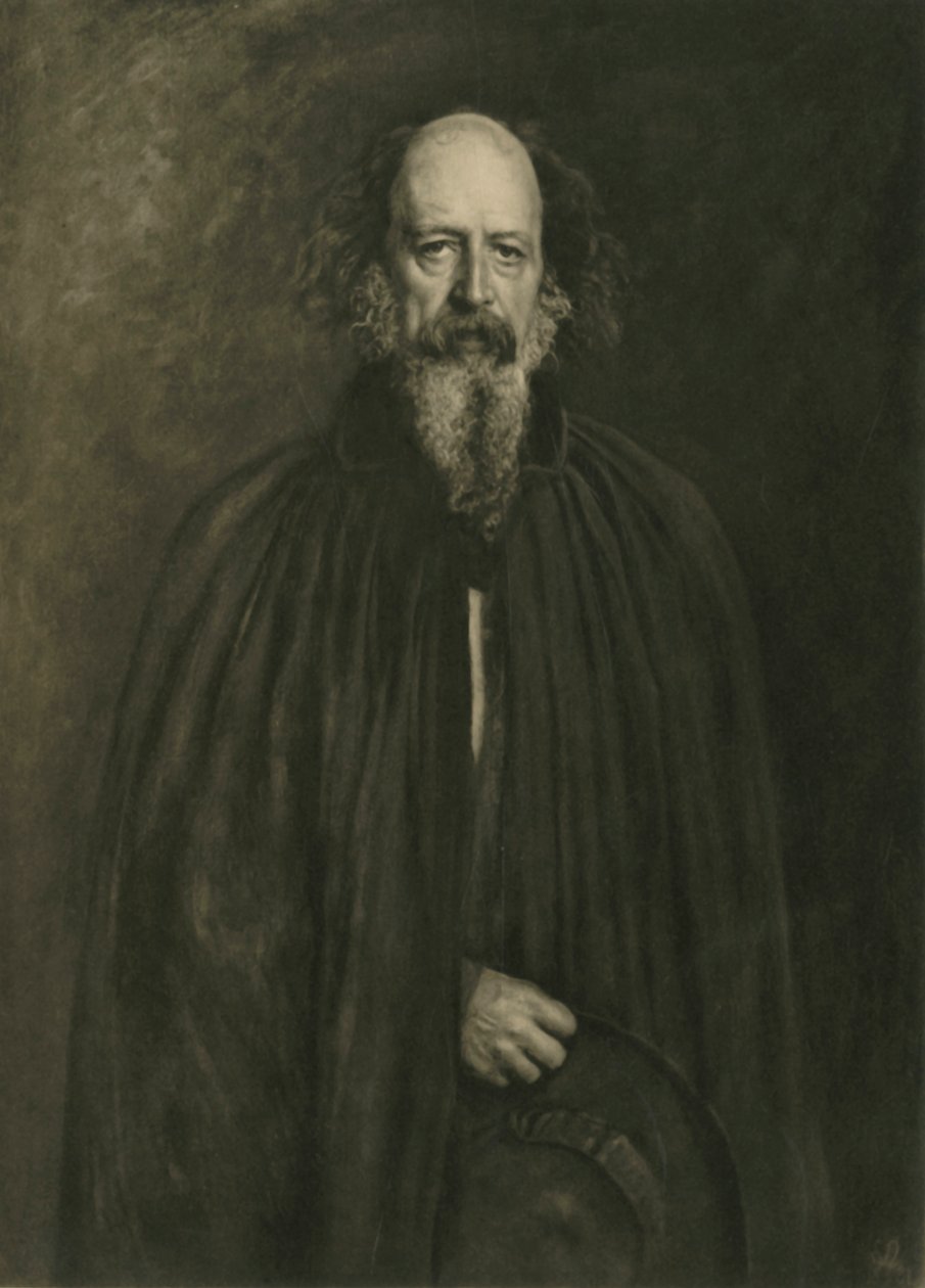 Alfred Lord Tennyson, 1881, 1908. alkotó: Emery Walker