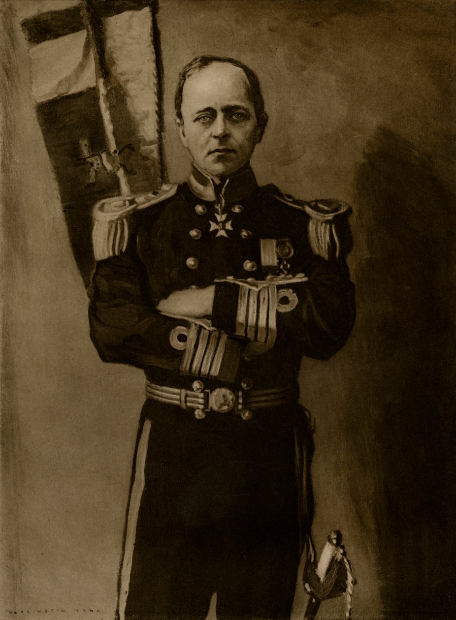 Robert F. Scott kapitány, R.N., C.V.O., 1900-1910, 1913. alkotó: Emery Walker