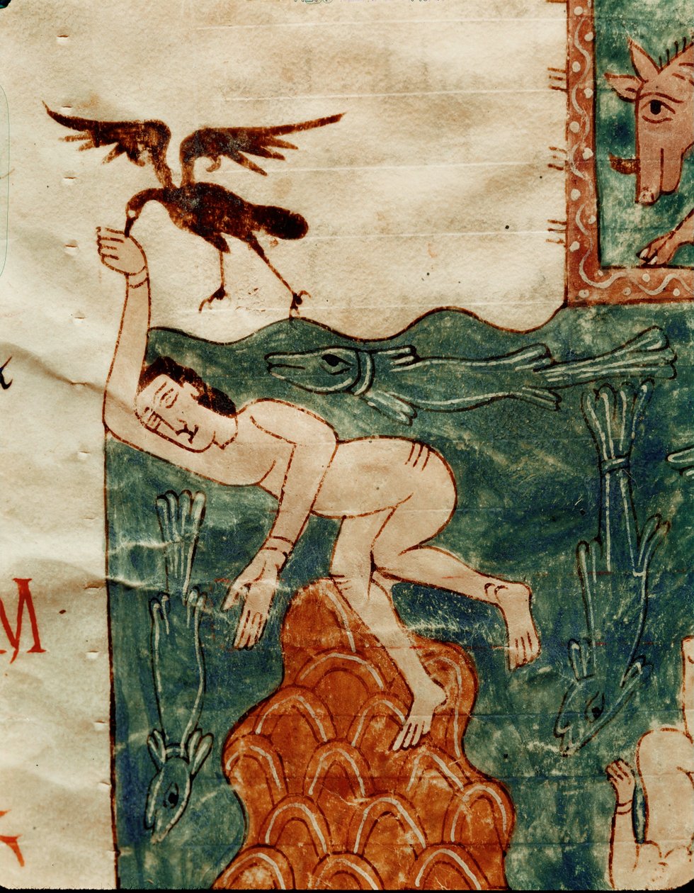 Holló egy holttestet piszkál alkotó: Emeterio the Monk