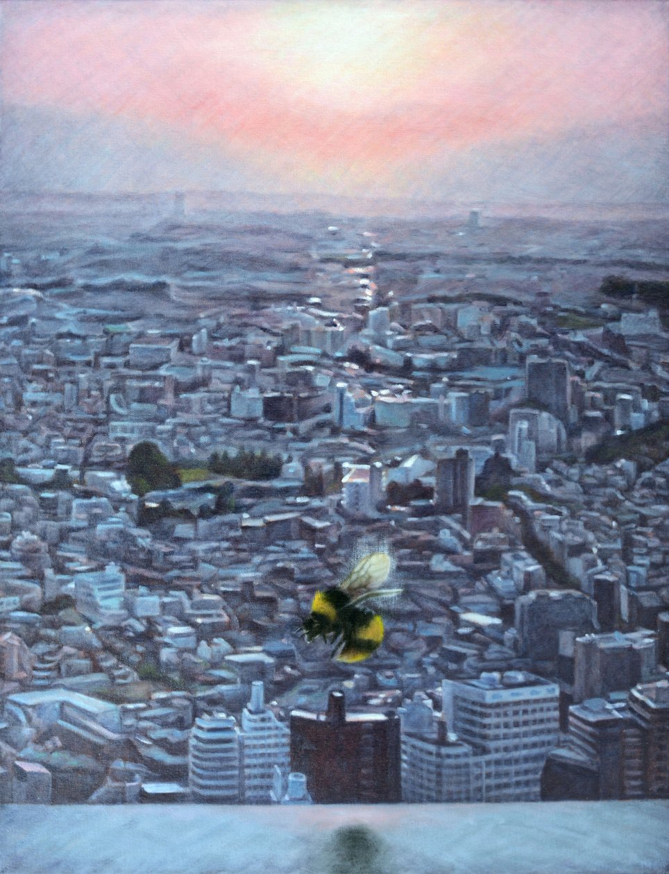 A nap vége, 2012 (olaj, vászon) alkotó: Emiko Aida