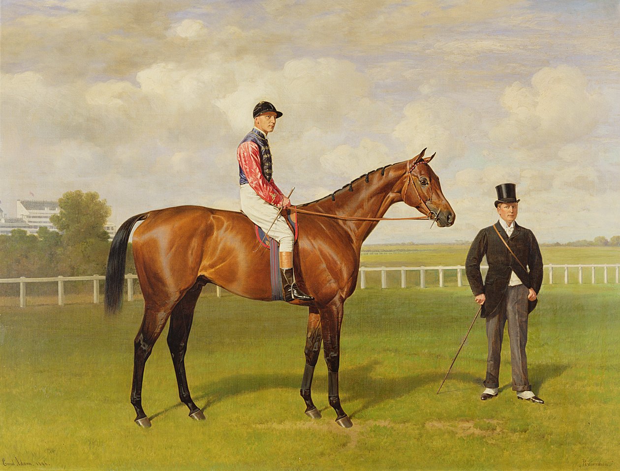 „Persimmon”, az 1896-os derby győztese, 1896 (a részletekért lásd: 188211) alkotó: Emil Adam
