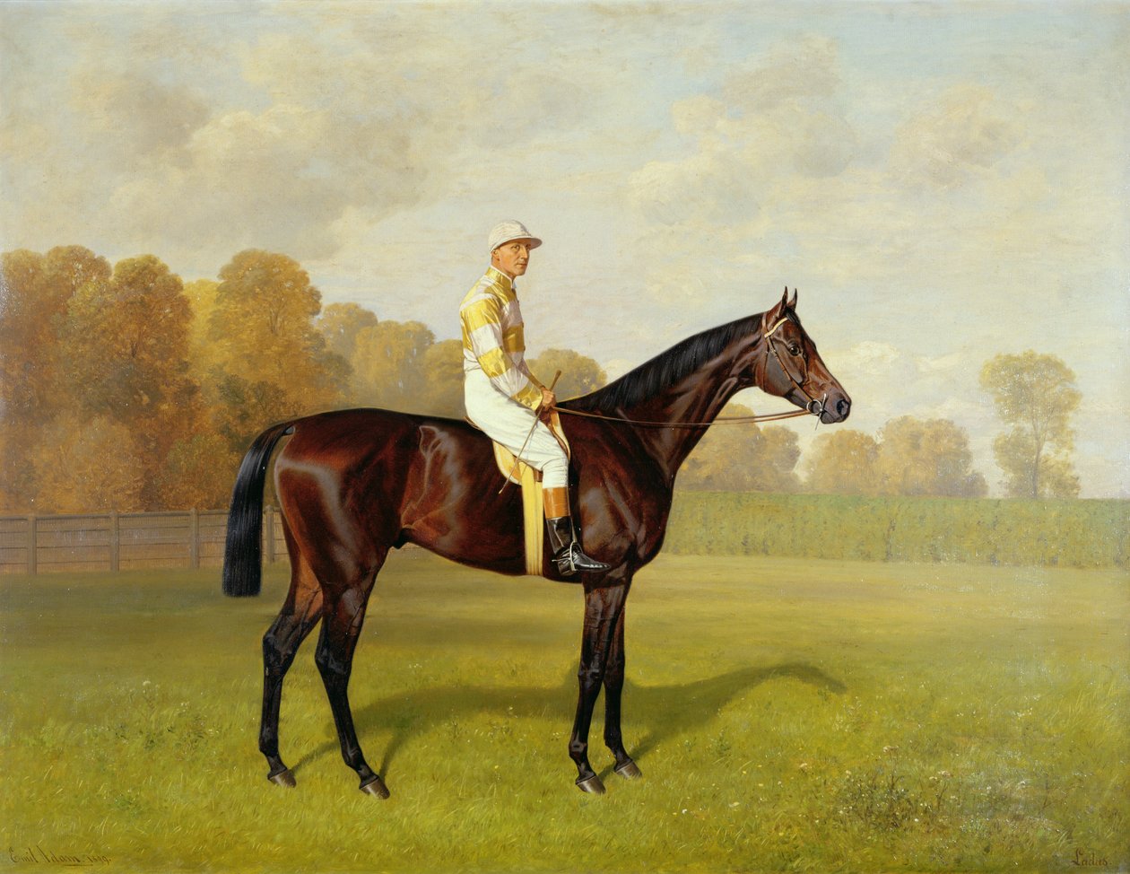 Ladák, az 1894-es derby győztese, 1894 (részletekért lásd: 188209) alkotó: Emil Adam