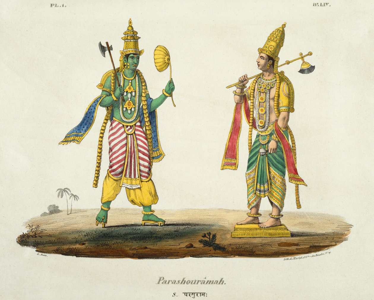 Parashurama, de Marlet és du Bouloi metszete alkotó: Emil Beau