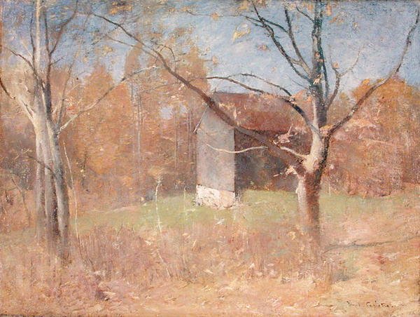 A Művész Stúdiója mögött (olaj, vászon) alkotó: Emil Carlsen