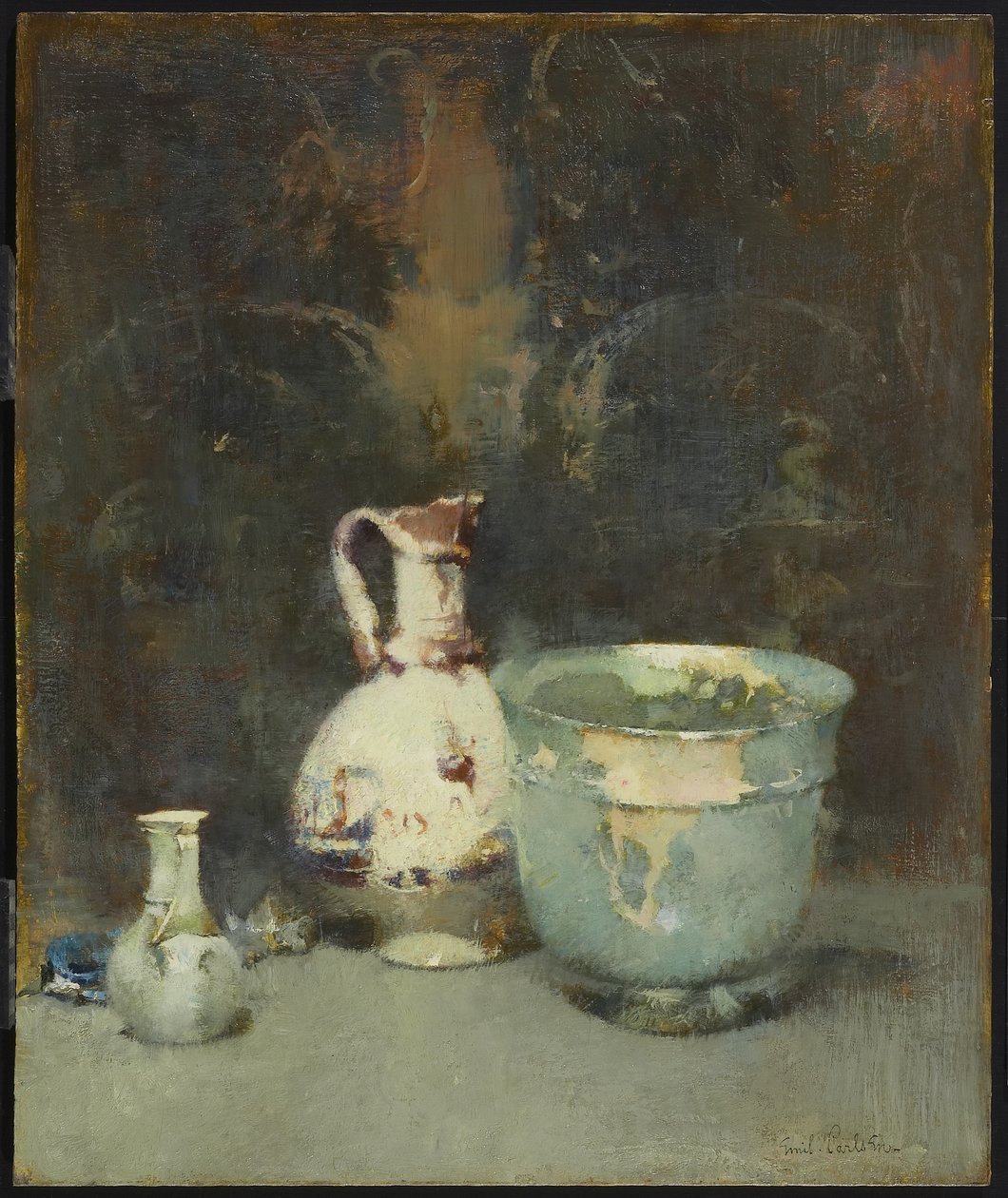 Római tál, 1920 körül alkotó: Emil Carlsen