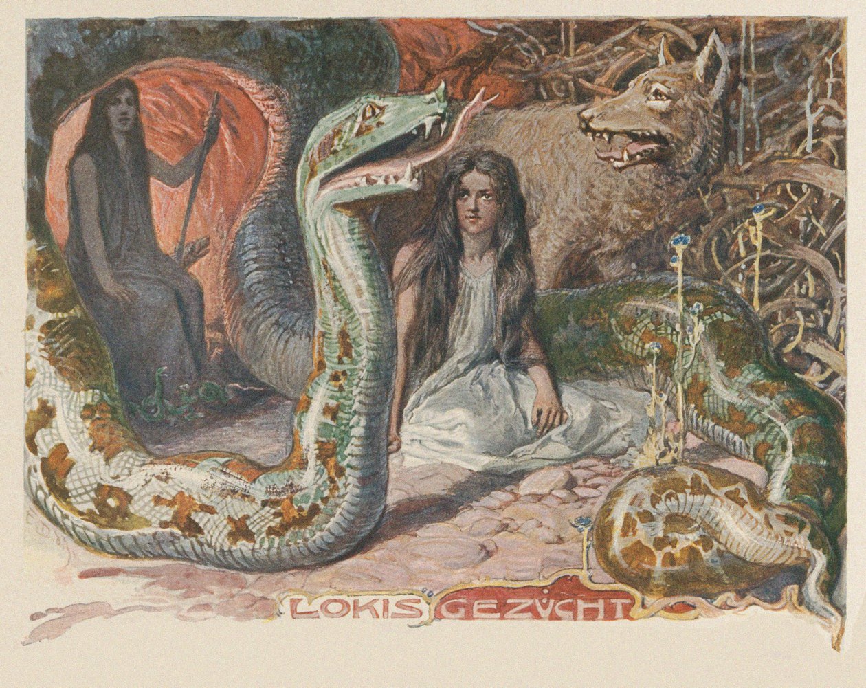 Loki ivadéka. Valhalla: A teutonok istenei alkotó: Emil Doepler