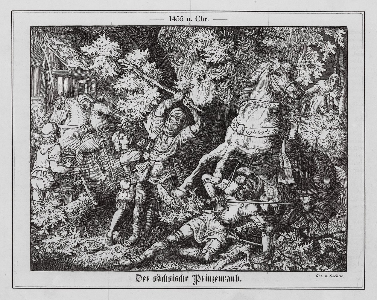 Albrecht herceg és Ernest szászországi herceg elrablása alkotó: Emil Eugen Sachsse