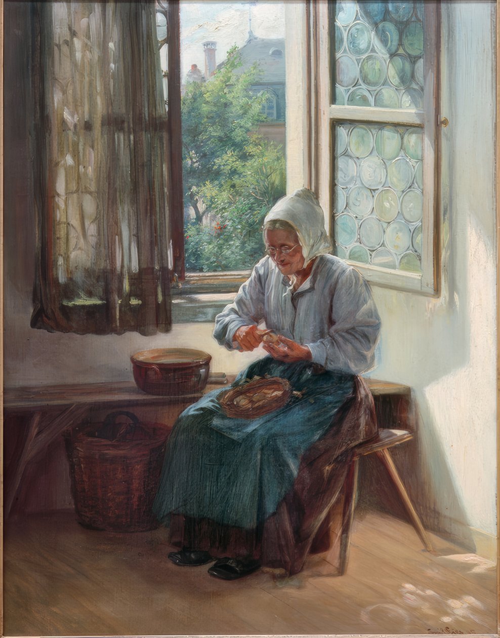Krumplihámozó alkotó: Emil Gies