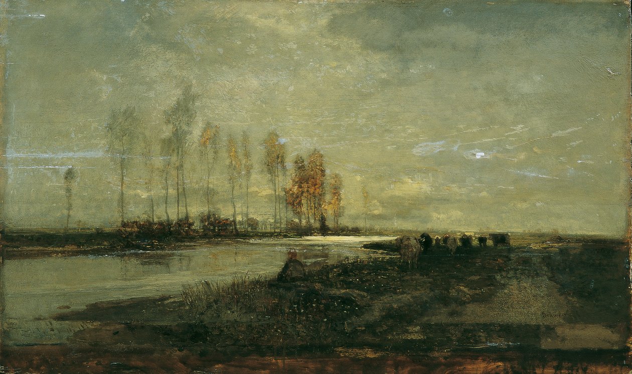 A Thayán Lundenburg mellett II alkotó: Emil Jakob Schindler