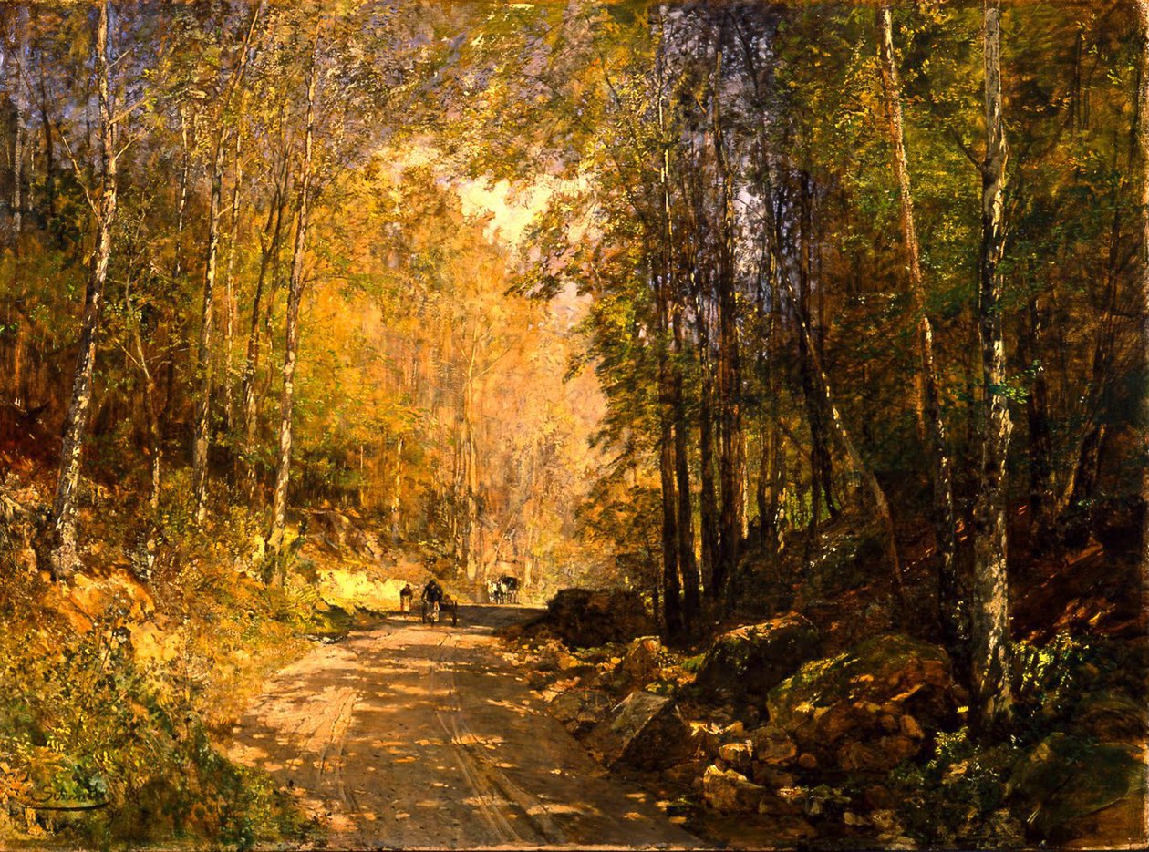 Forest Lane Schärfling közelében, 1890 alkotó: Emil Jakob Schindler