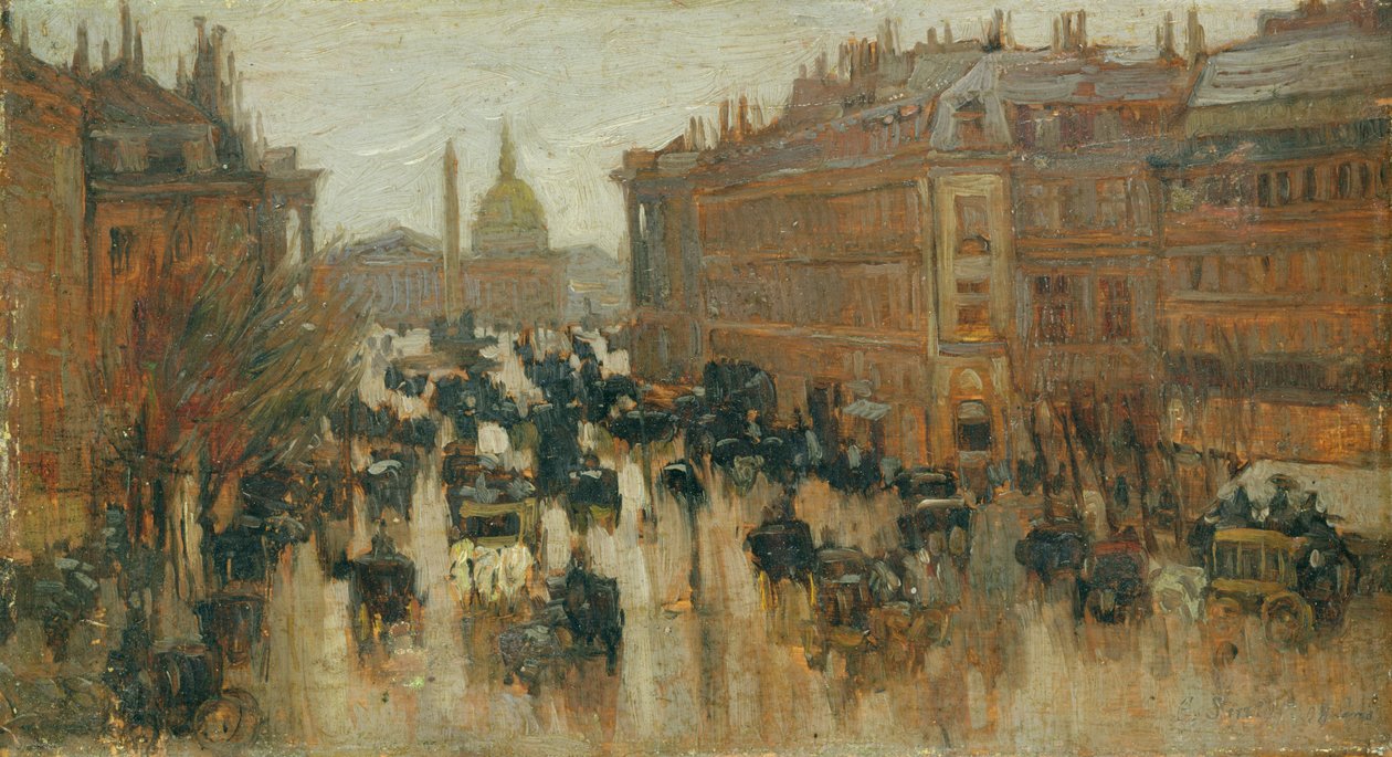 Rue Royale, Párizs alkotó: Emil Leonhard Smidt