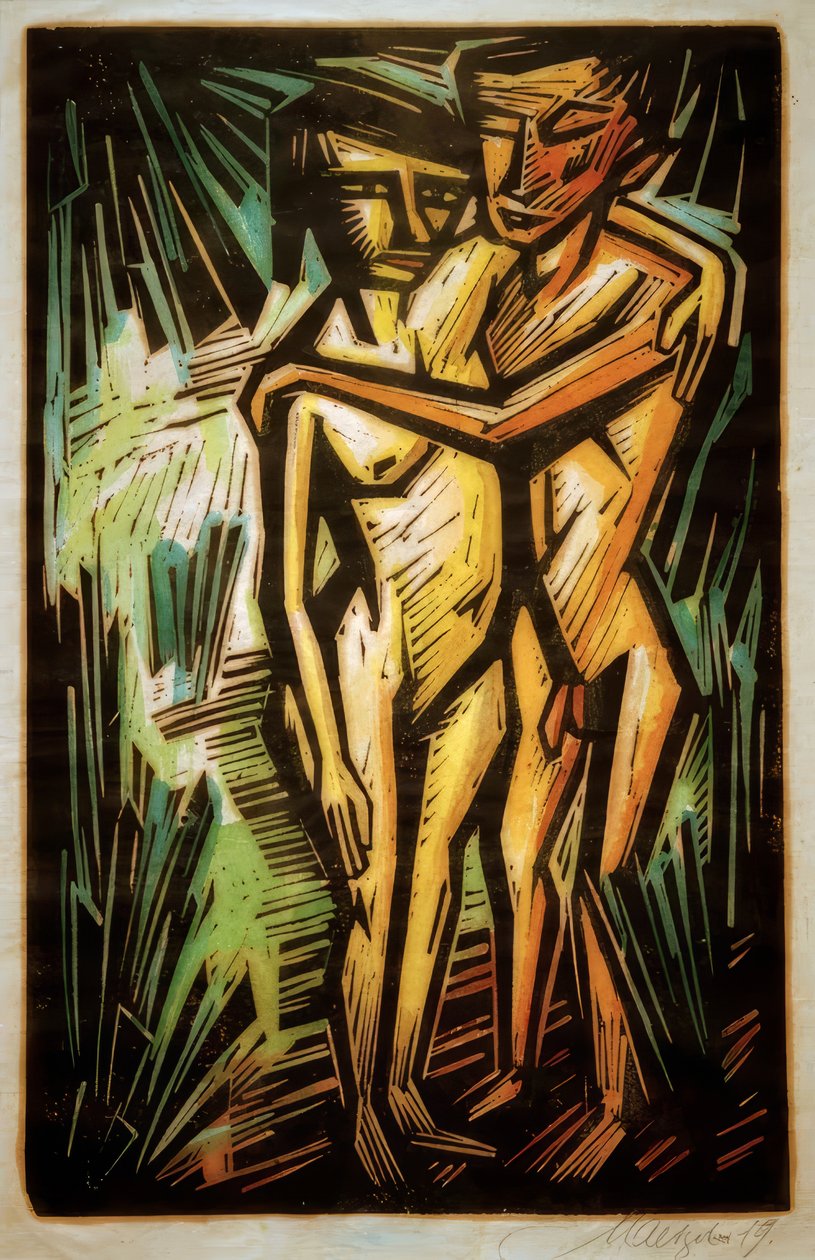 szerelmespár alkotó: Emil Maetzel