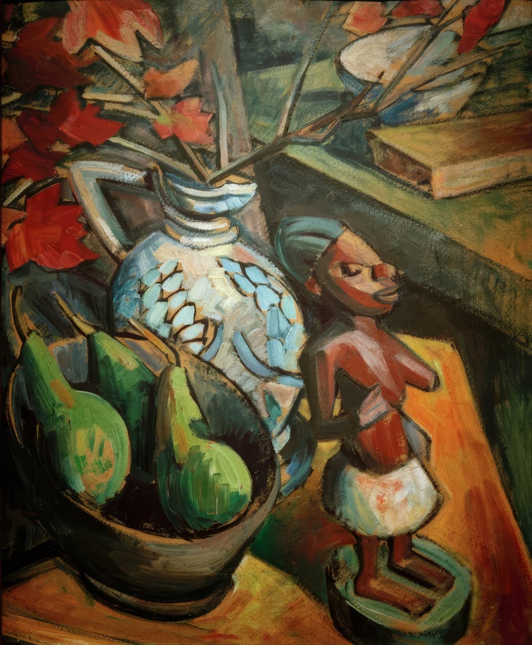 Csendélet négerfigurával alkotó: Emil Maetzel