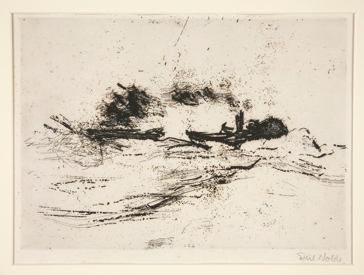 vontatóhajó alkotó: Emil Nolde