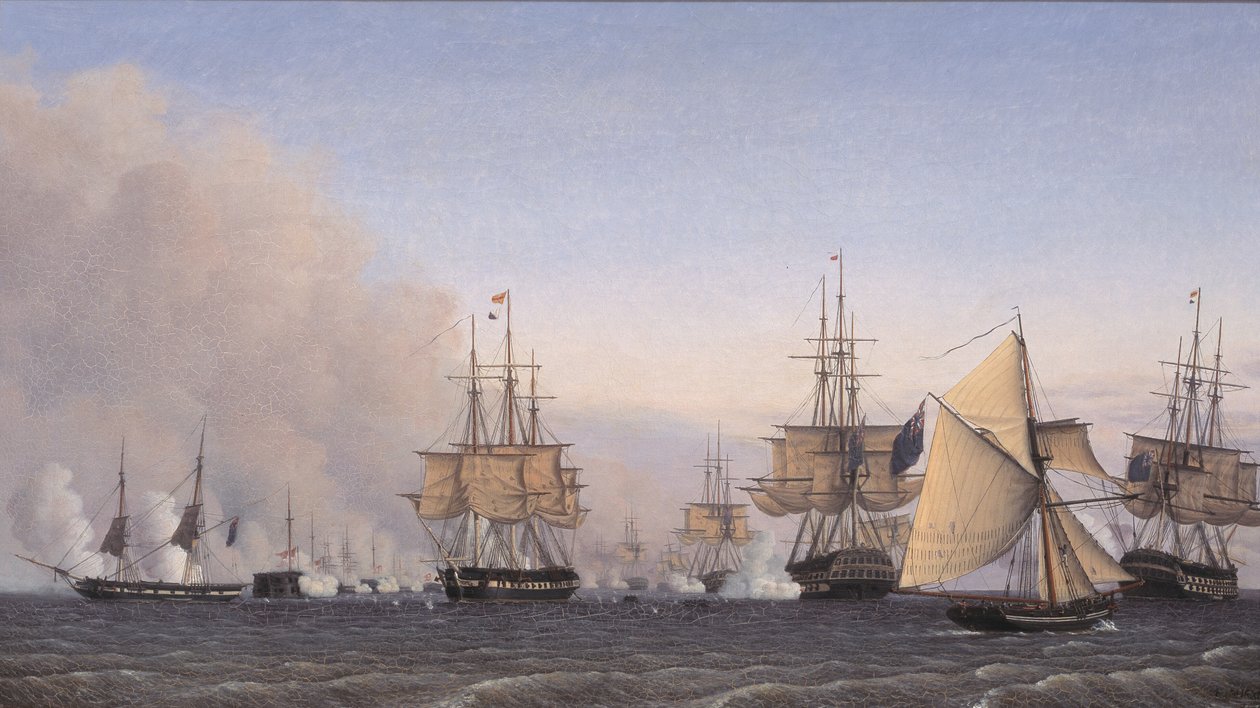 A redeni csata 1801. április 2-án alkotó: Emil Normann