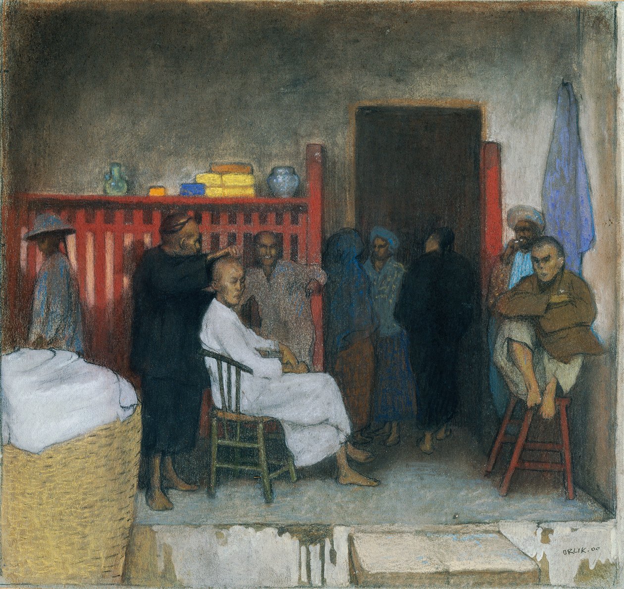 A szingapúri borbély alkotó: Emil Orlik