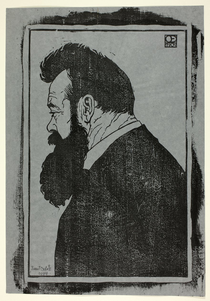 F. Hodler alkotó: Emil Orlik