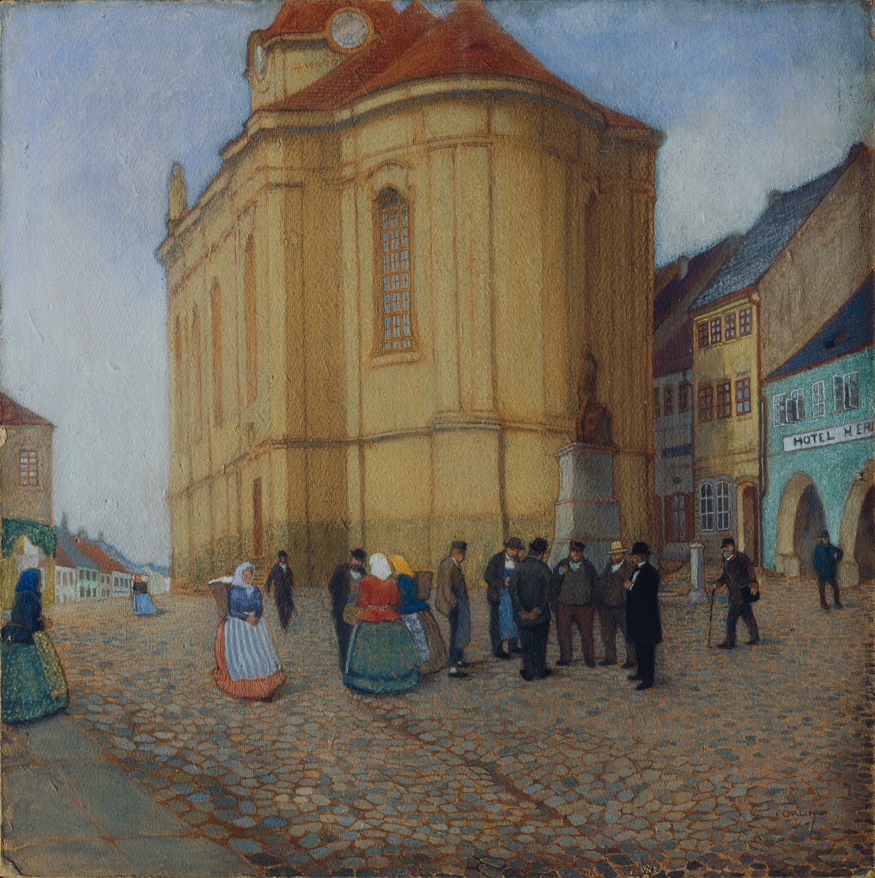 Ausha templom alkotó: Emil Orlik