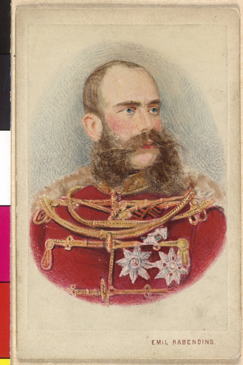 I. Ferenc József osztrák császár alkotó: Emil Rabending