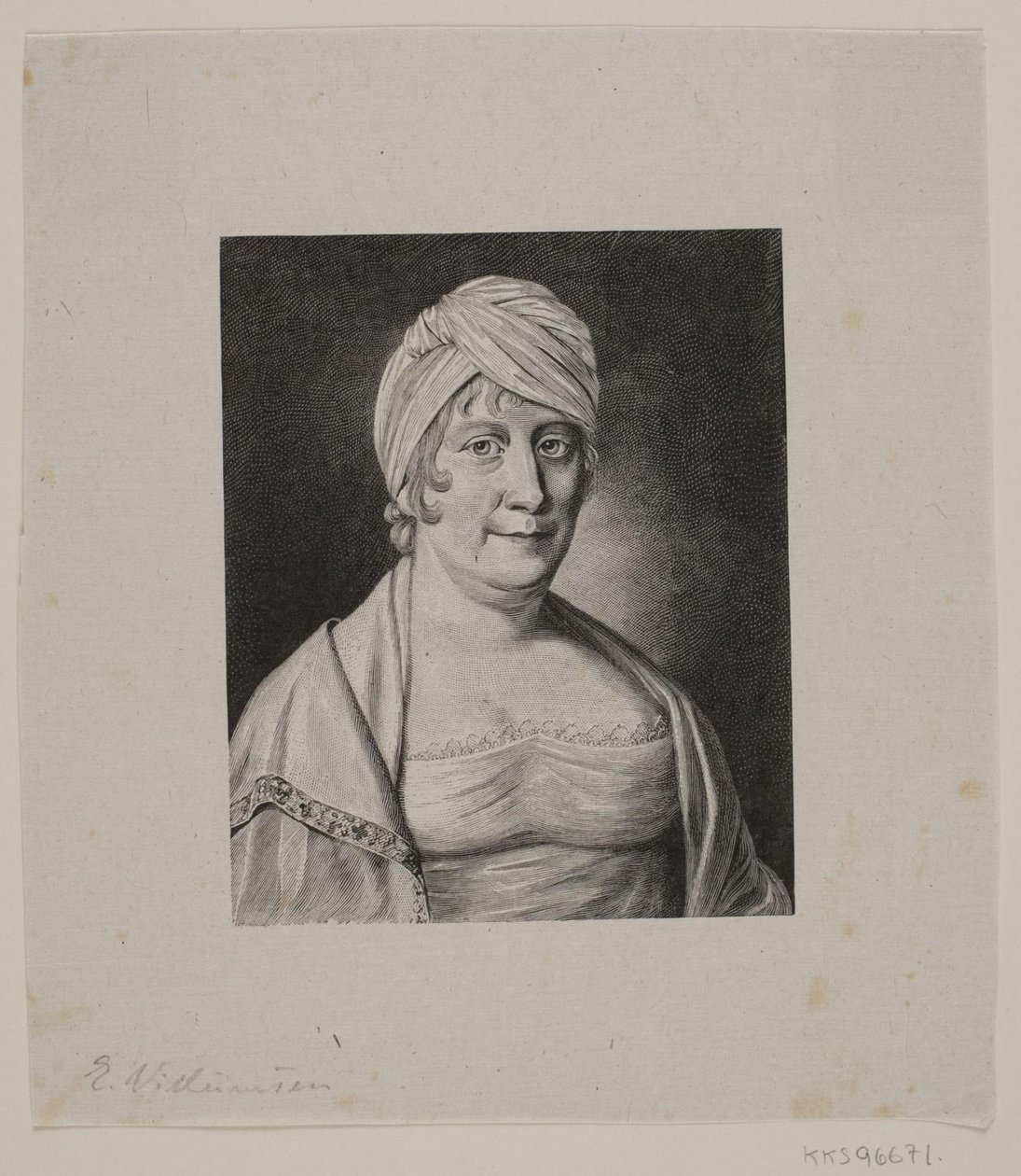 Idős hölgy alkotó: Emil Villumsen