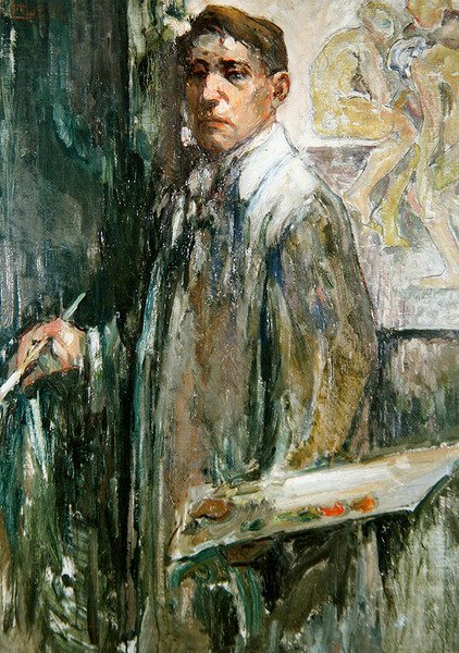 Önarckép, 1910 körül (olaj, vászon) alkotó: Emil Zoir