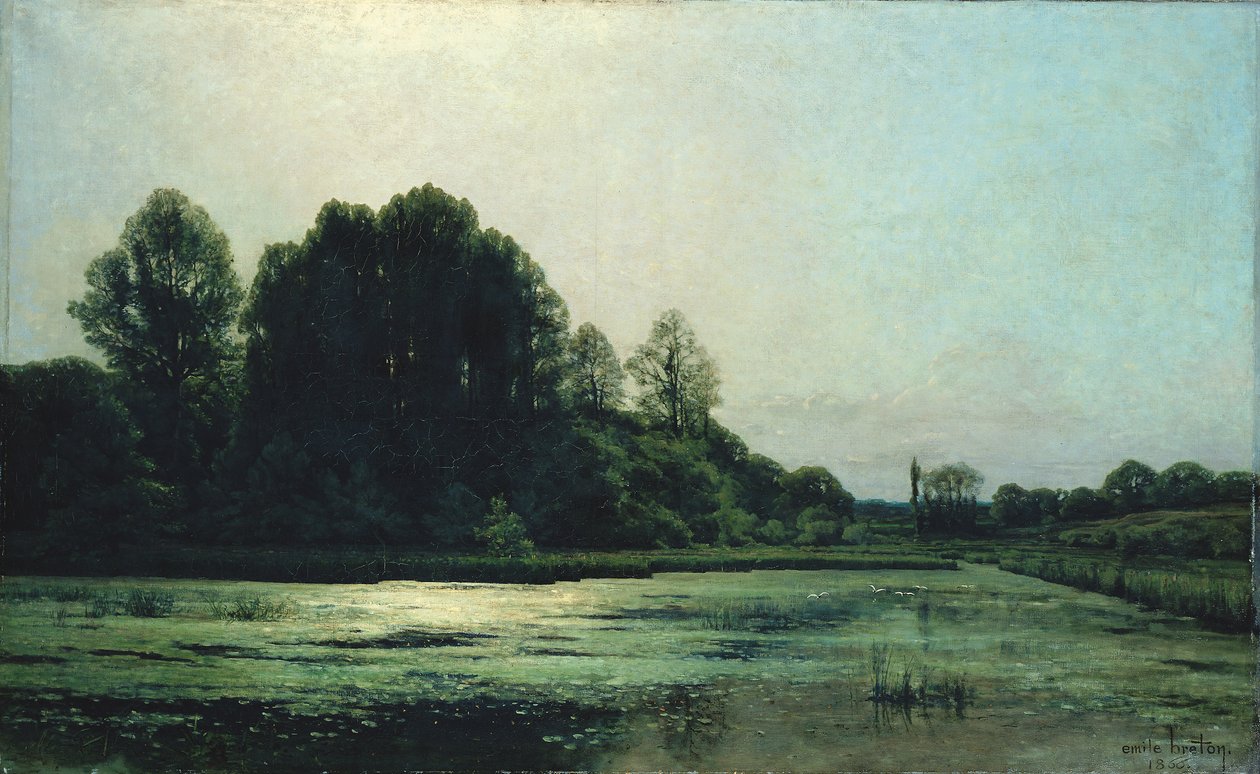 Táj Cernaynál, 1866 alkotó: Emile Adelard Breton