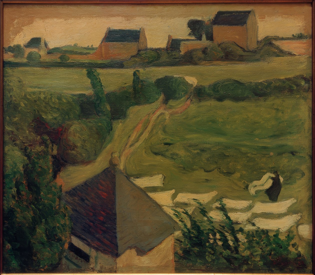 Kilátás a Saint-Briac-ra mosodával alkotó: Emile Bernard