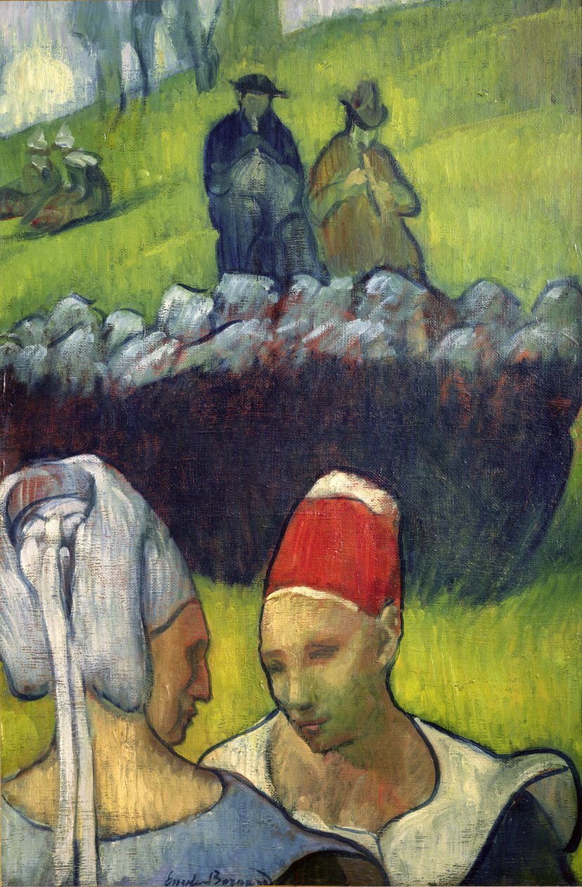 Breton nők alkotó: Emile Bernard