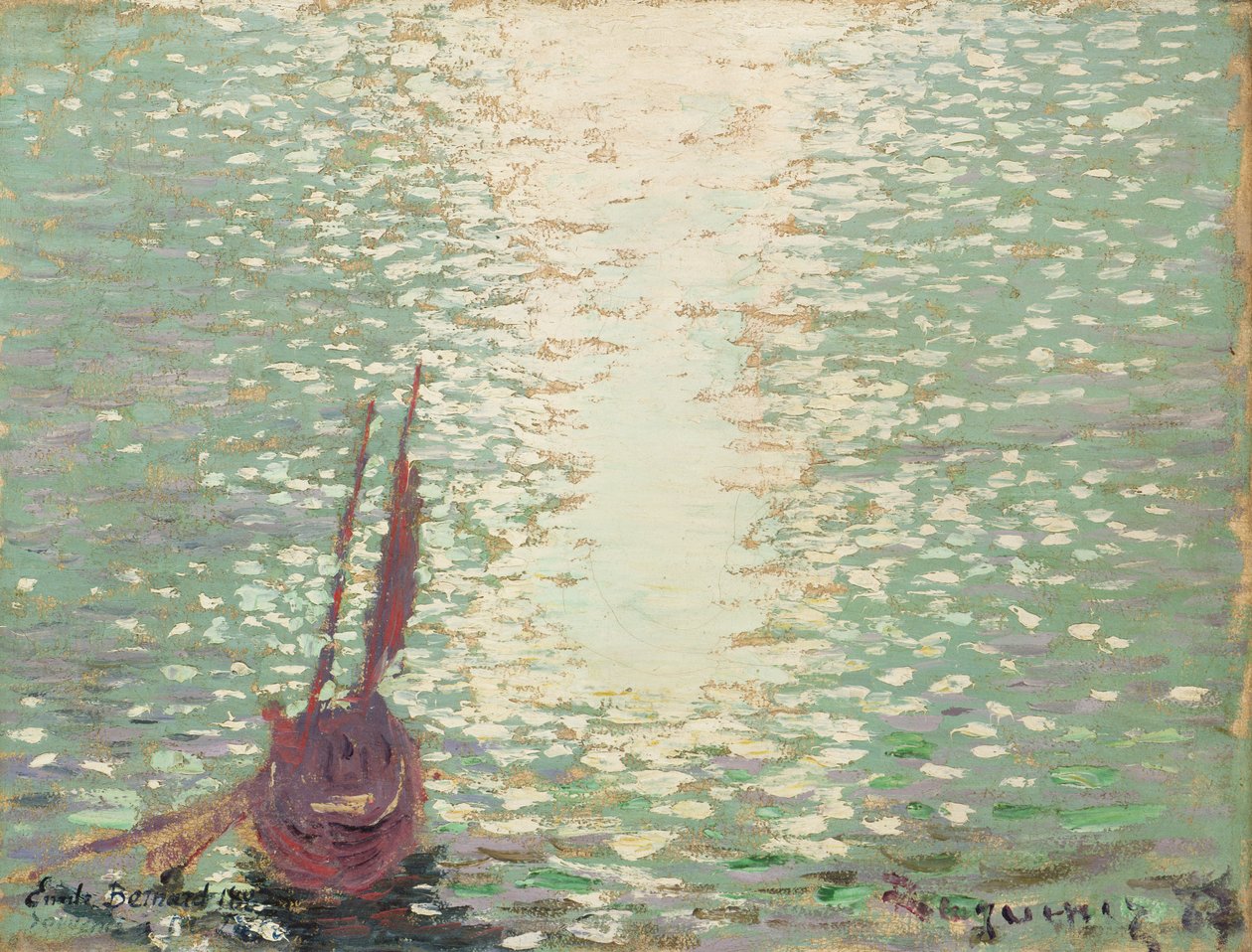 Douarnenez, Reflections on the Sea, 1887 alkotó: Emile Bernard