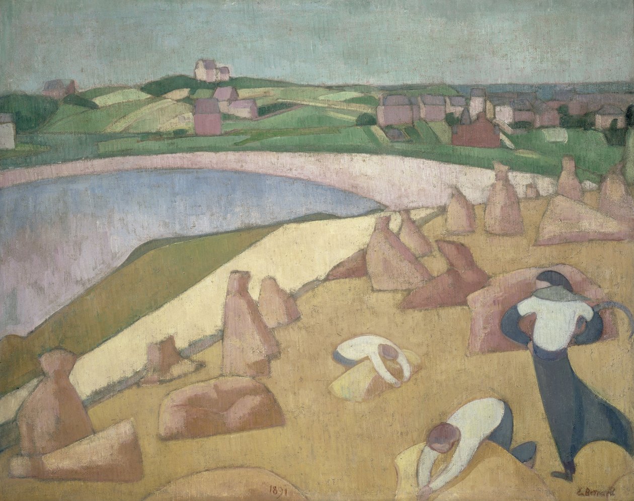 Szüret a tengernél alkotó: Emile Bernard