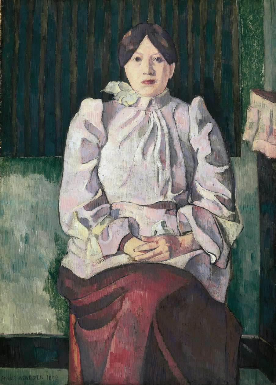 Marie Lemasson arcképe alkotó: Emile Bernard