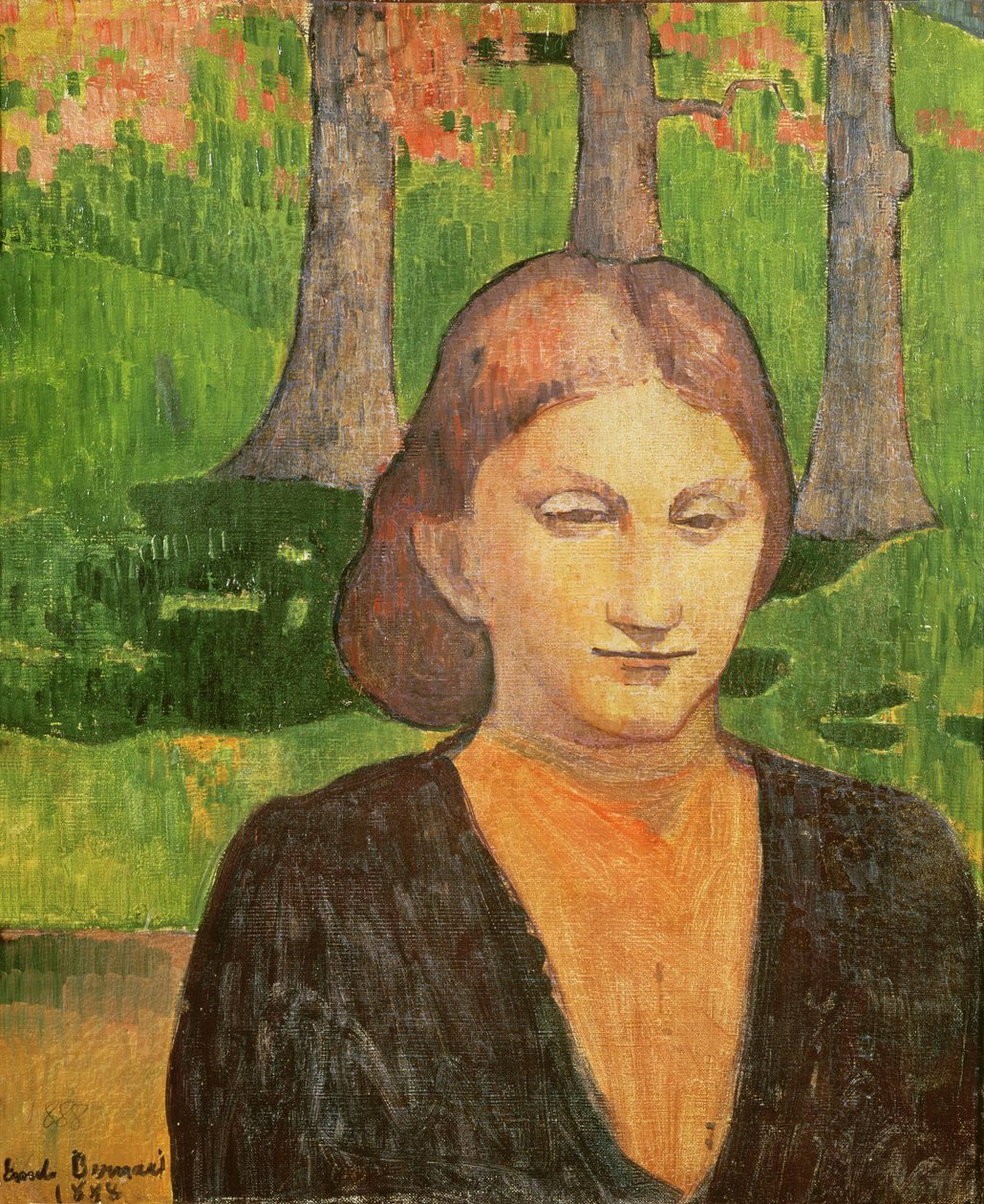 Húgom, Madeleine portréja, 1888 alkotó: Emile Bernard
