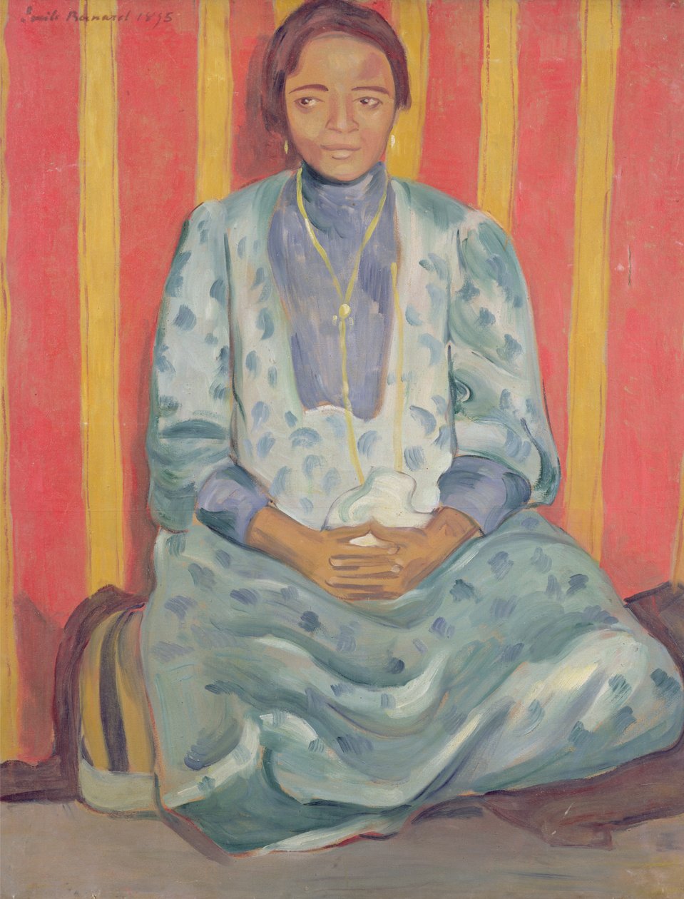 Tanulmány egy mulatt nőről, 1895 alkotó: Emile Bernard