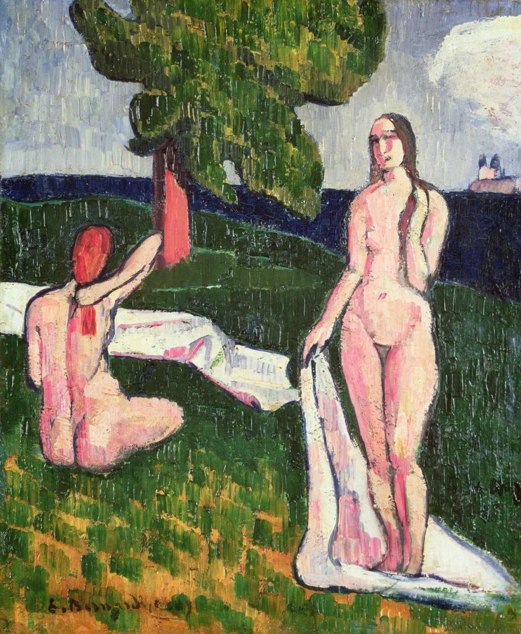 Két fürdőző egy fa alatt, 1889 alkotó: Emile Bernard