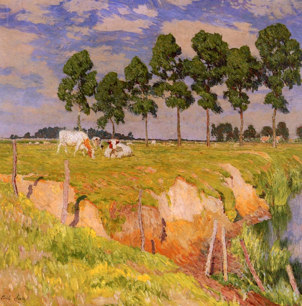 La Berge Rangee alkotó: Emile Claus