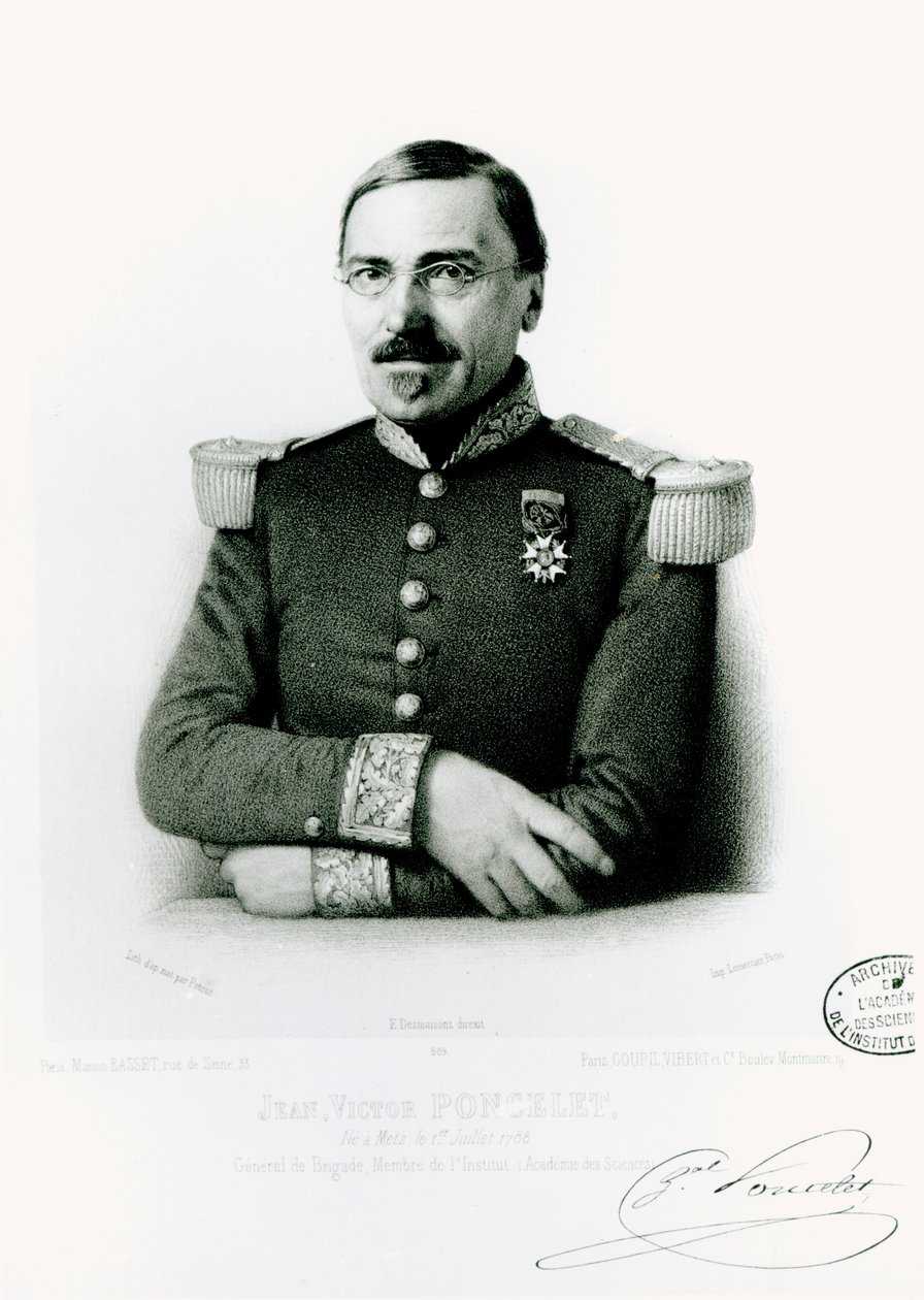 Jean-Victor Poncelet (1788-1867) alkotó: Emile Desmaisons