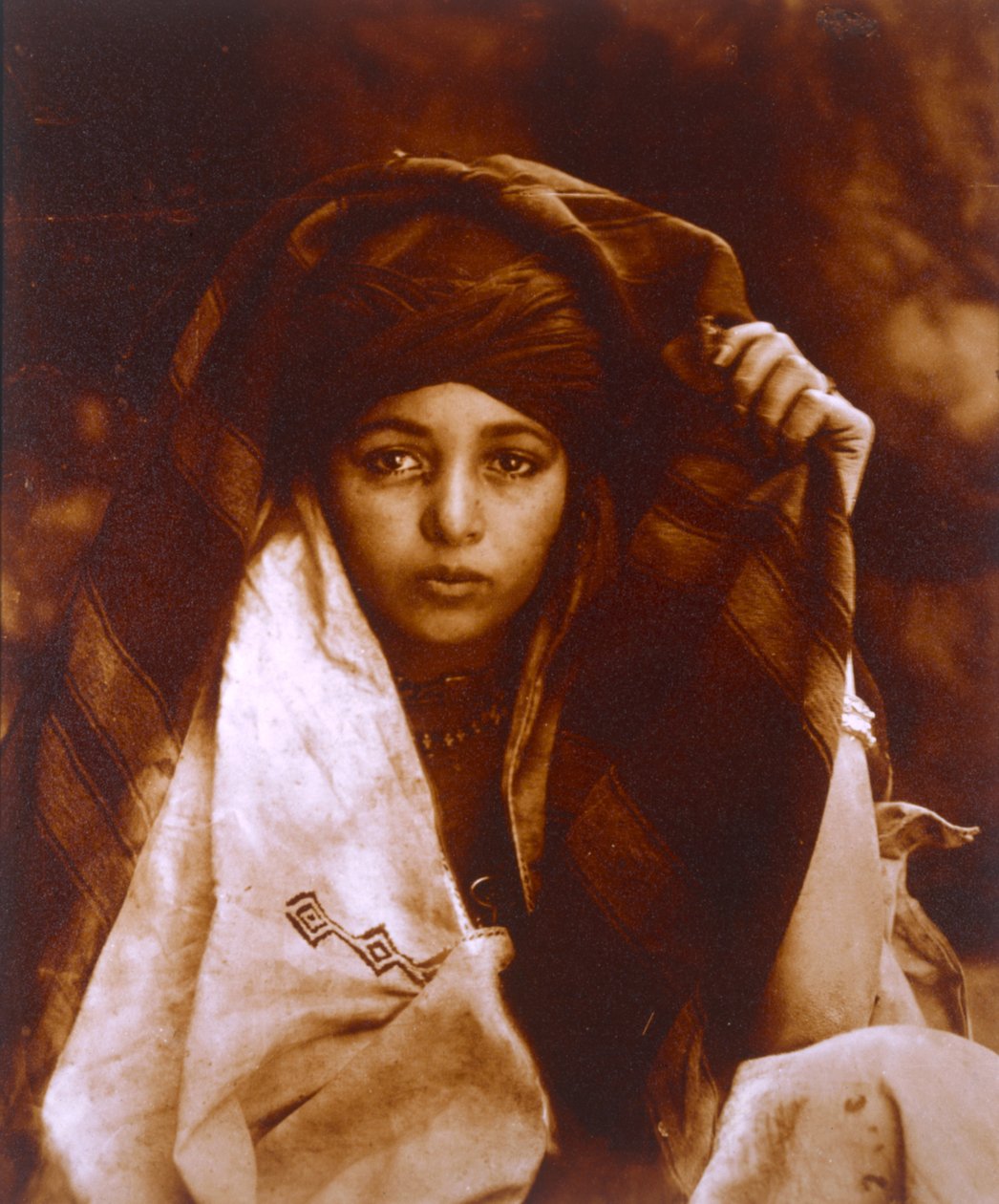 Kabylie törzsasszony, 1890 körül (albumnyomat) alkotó: Emile Frechon