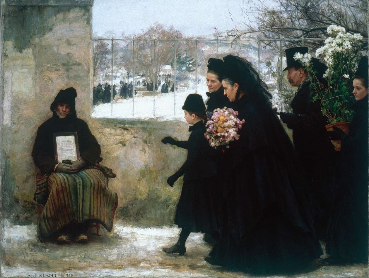 Magyar: Mindenszentek Dayn: n alkotó: Emile Friant