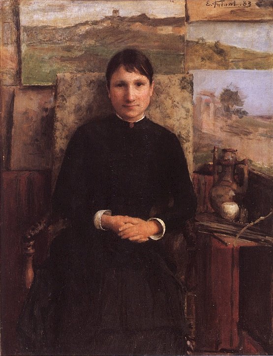 Madame Petitjeann portréja Angol: Madame Petitjeann portréja: n alkotó: Emile Friant