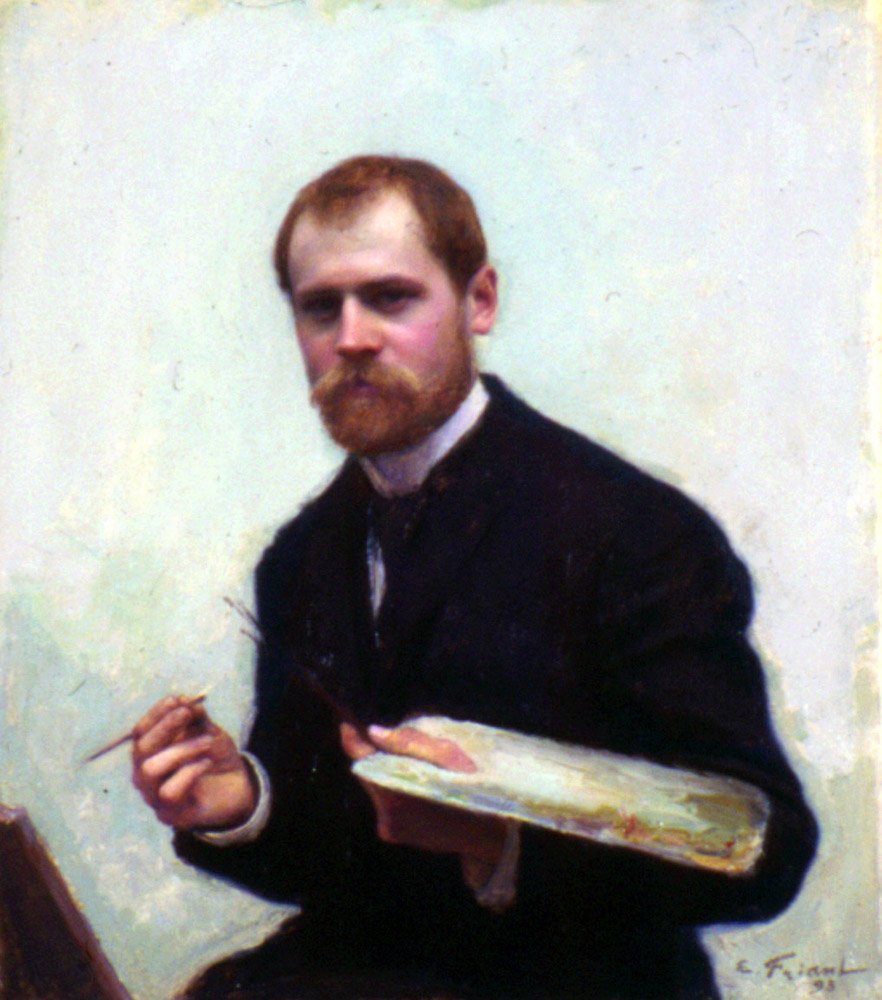 Önarckép alkotó: Emile Friant