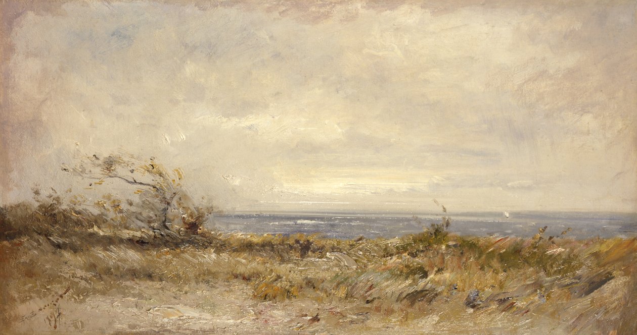 Bretagne-i táj, 1897 alkotó: Emile Noirot