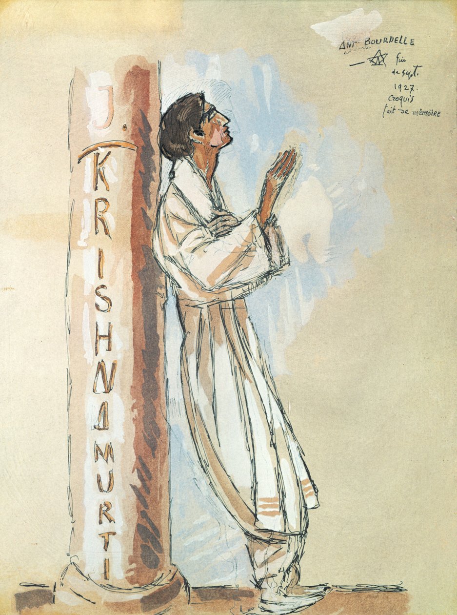 Krishnamurti, 1927 alkotó: Emile Antoine Bourdelle