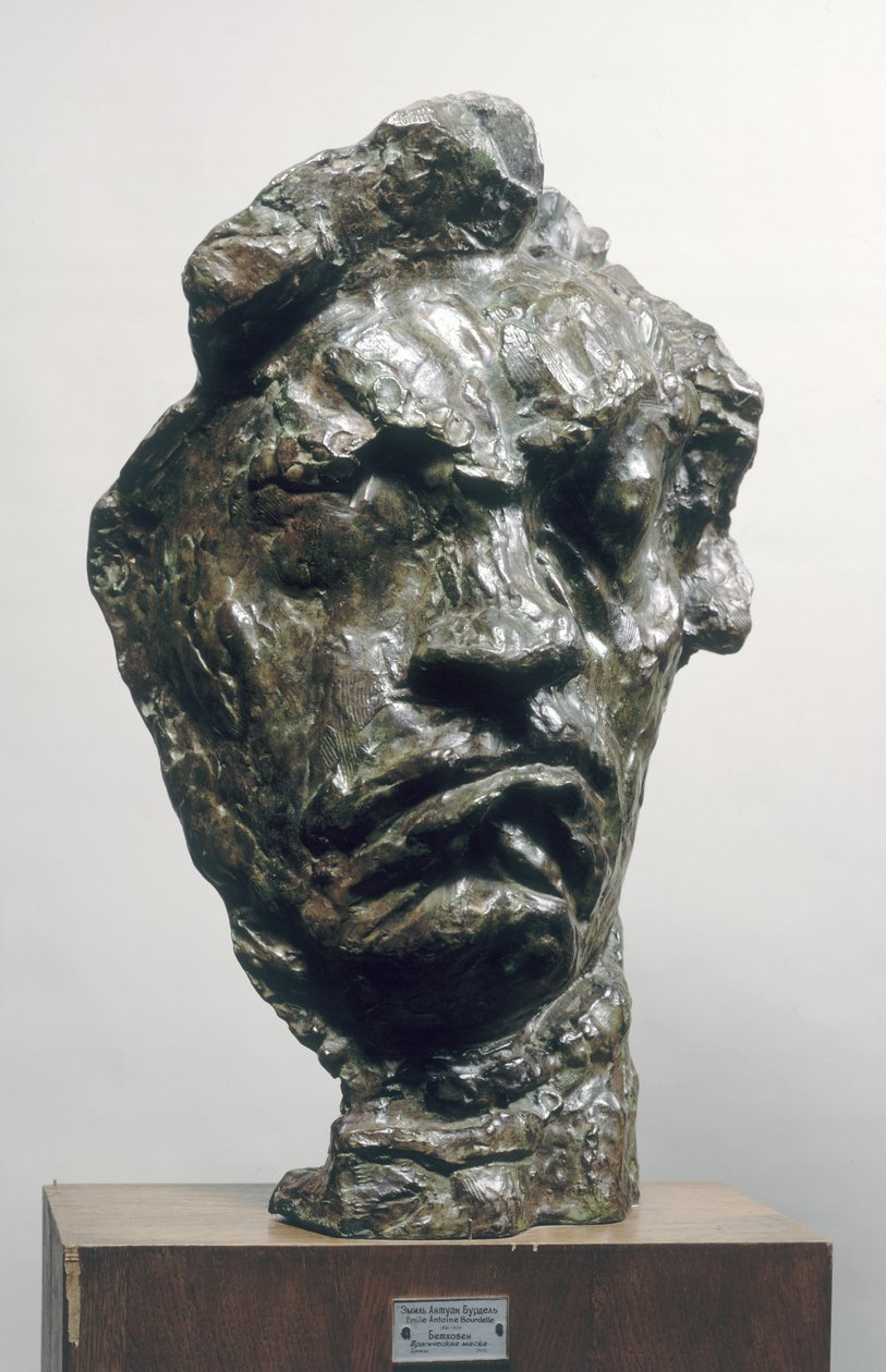 Ludwig van Beethoven (1770-1827) nagy tragikus maszkja, 1901 (bronz) alkotó: Emile Antoine Bourdelle
