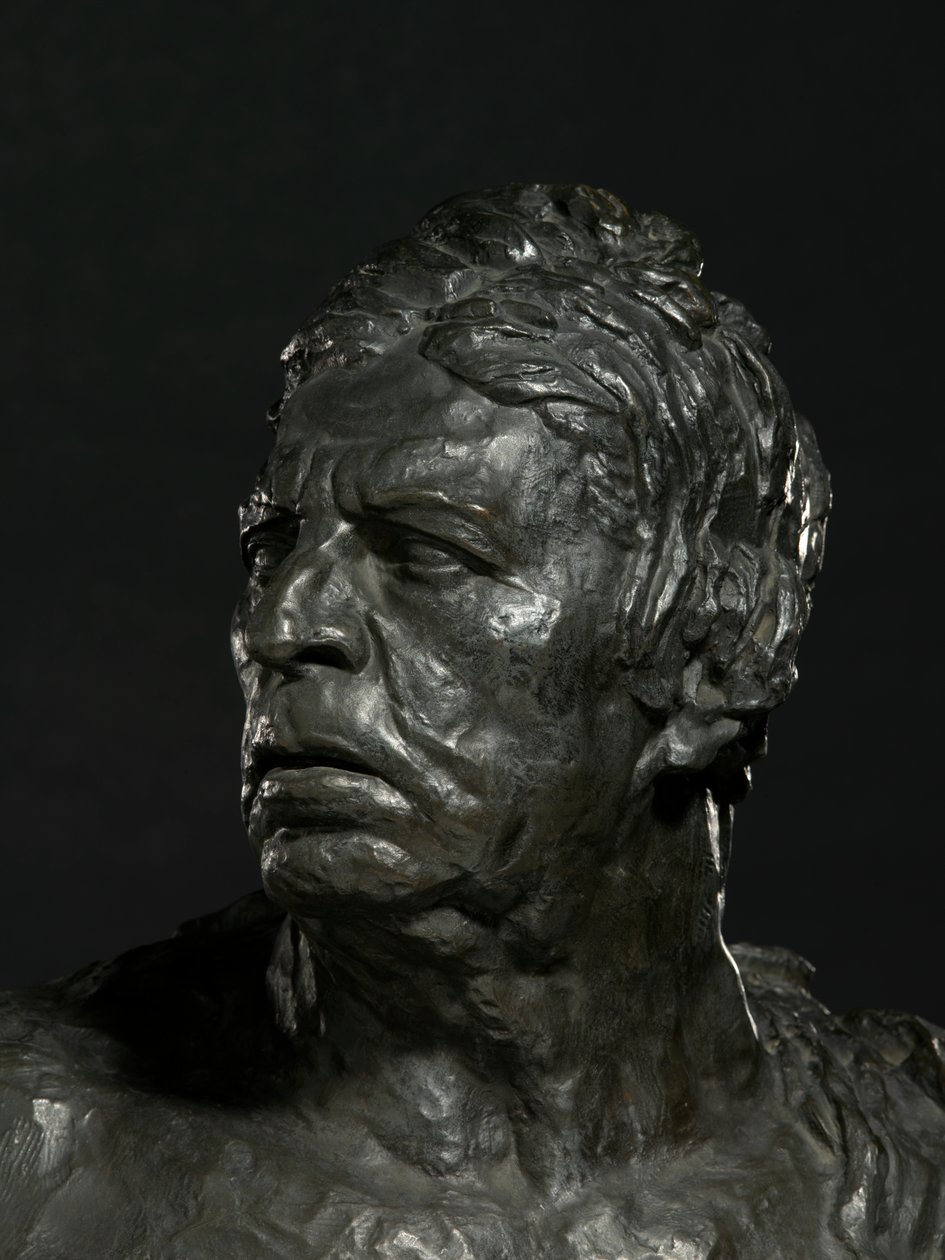 Ingres mellszobra (bronz) (471055 részlet) alkotó: Emile Antoine Bourdelle