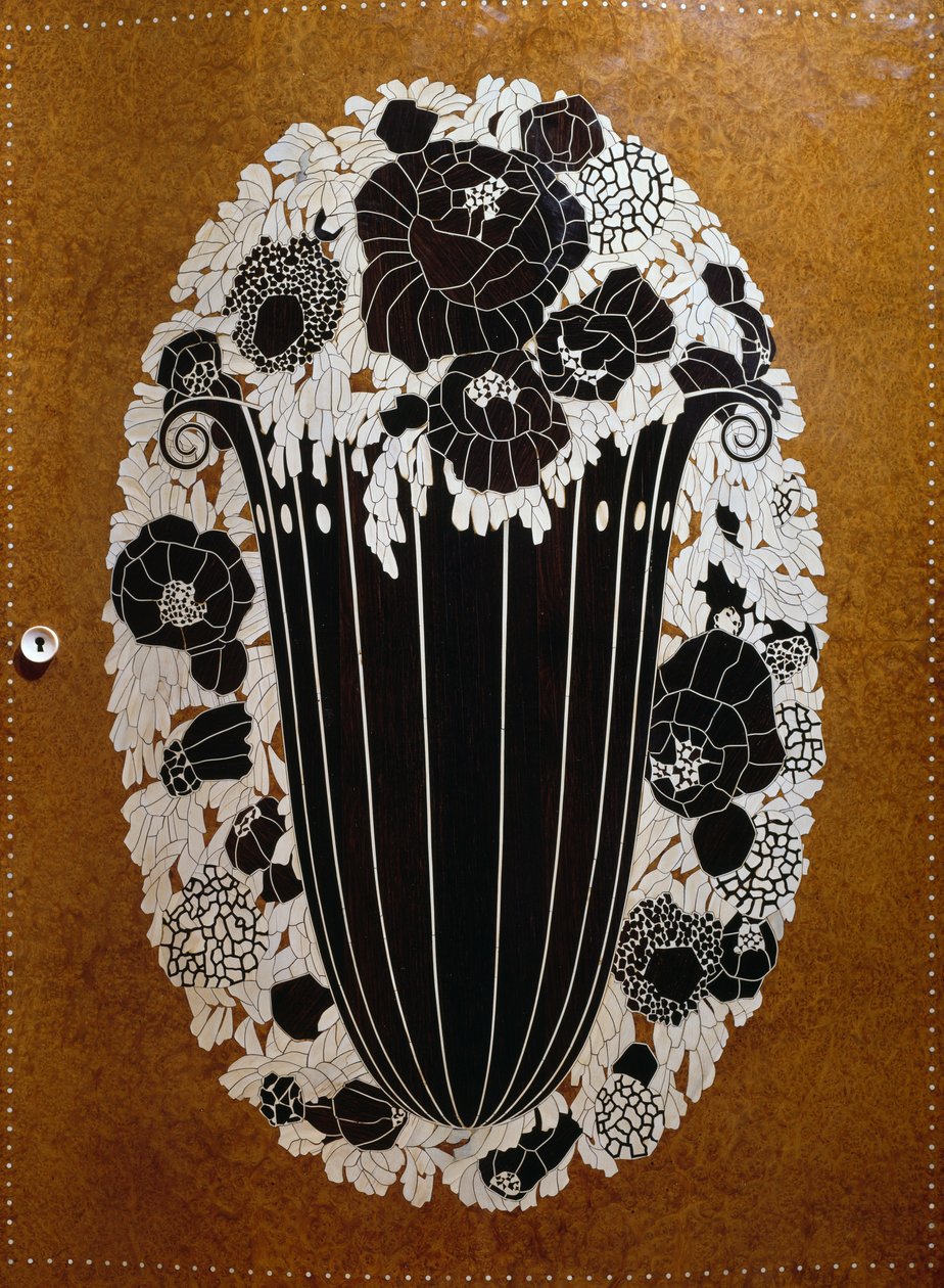 Art Deco stílusú sarokszekrény alkotó: Émile Jacques Ruhlmann