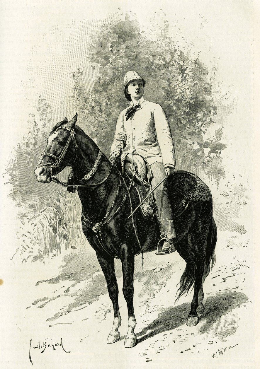 Jane Dieulafoy portréja (született: Magre alkotó: Emile Antoine Bayard